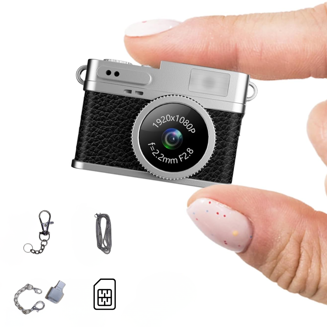 Mini Cámara Retro HD Portátil