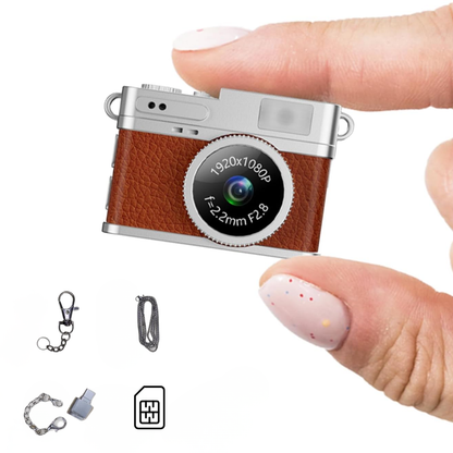 Mini Cámara Retro HD Portátil